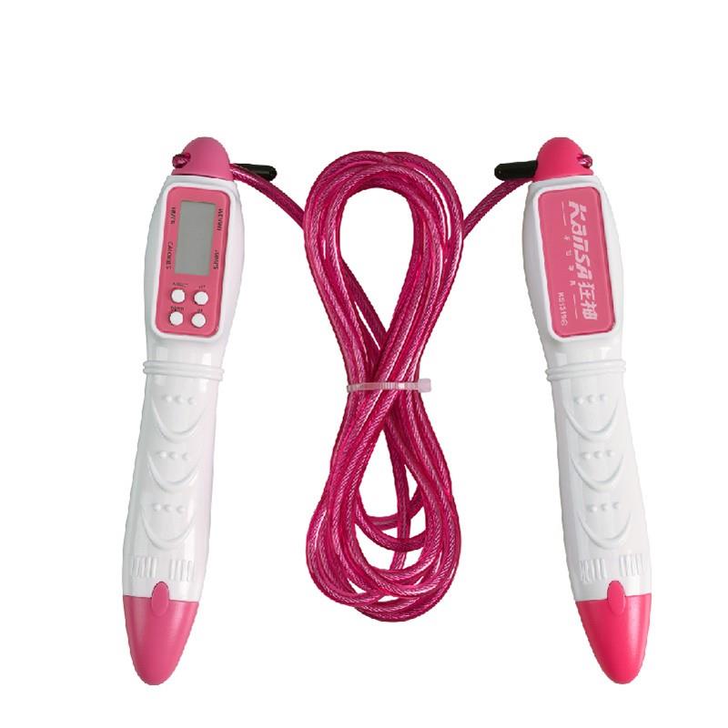 狂神1319中考专用钢丝跳绳电子计数 倒计时 学生体育考试成人健身