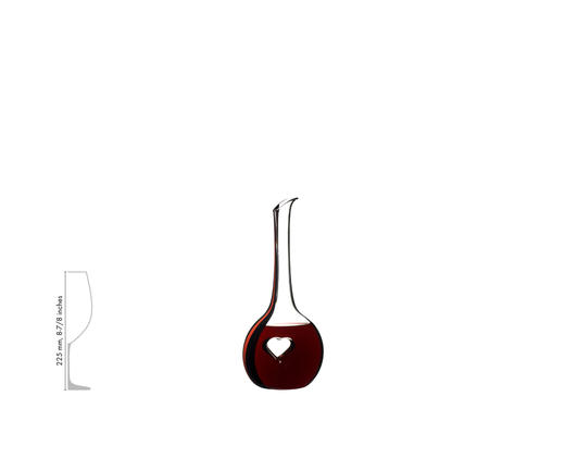 ✦ 浪漫优品 ✦  奥地利RIEDEL Decanter BLACK TIE BLISS RED  醒酒器系列 黑领结极乐醒酒器 (红黑条纹)  新品 商品图1