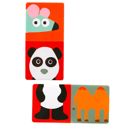 djeco宝宝大块简易幼儿启蒙配对拼图2片入门级1-2岁儿童益智纸质 商品图6