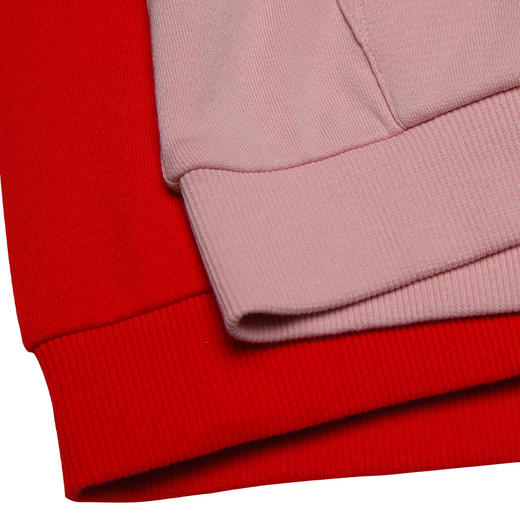 METTE童装2020秋款女童荷叶边连帽卫衣100%棉中大童女宝甜美上衣 商品图4