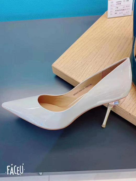 Westory新款时尚优雅仙女风钻跟高跟鞋W20CE70361 商品图0