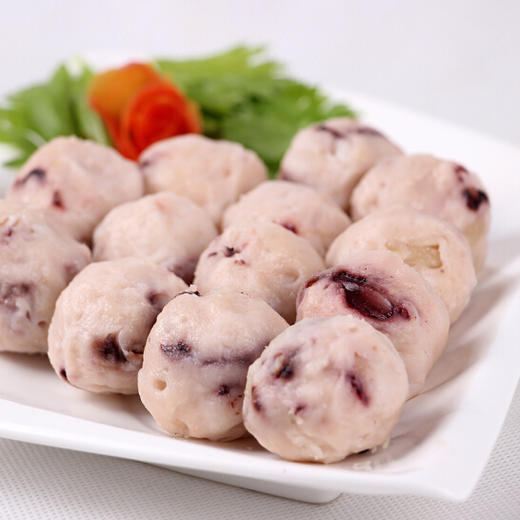 手工章鱼丸无添加电白博贺港特产火锅丸子400g包