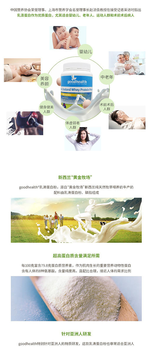新西兰好健康goodhealth乳清蛋白粉 商品图4