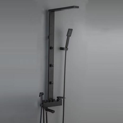 SQ：3921五档控制增压温控花洒【铜主体】 商品图2