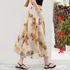 QQZJ-50934F422AF夏新款高腰大裤脚不规则印花七分裤 商品缩略图2