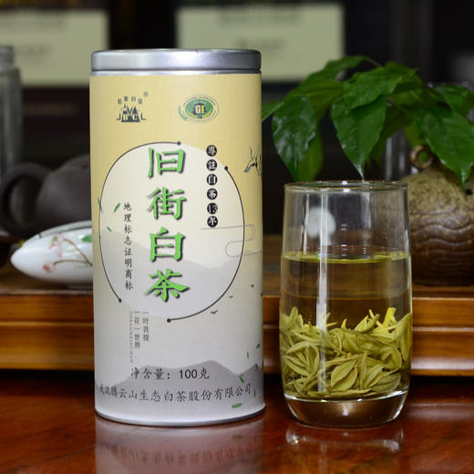 【武汉-新洲】江城百臻旧街白茶罐装茶叶100g 商品图1