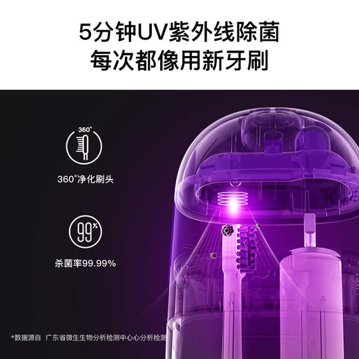 三维猫胶囊电动牙刷情侣套装成人男女自动充电式声波震动软毛消菌 商品图9