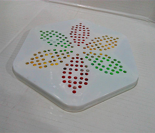 狂神六角跳棋KS1334狂神益智游戏亲子桌游玻璃珠子狂神跳棋 商品图2