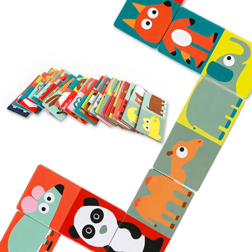 djeco宝宝大块简易幼儿启蒙配对拼图2片入门级1-2岁儿童益智纸质 商品图3