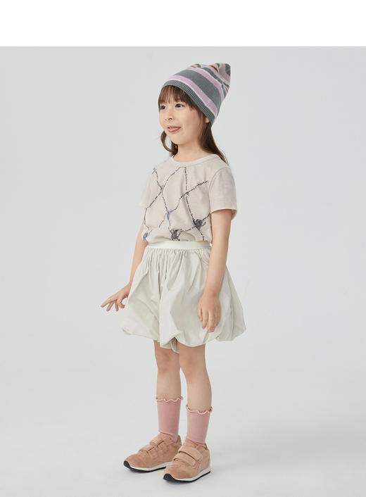 江南布衣童装休闲格纹t恤男女童1k7610020