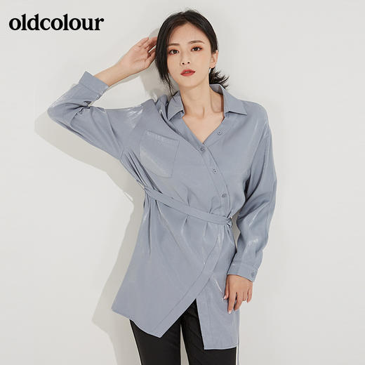 oldcolour秋季新款衬衫女GL32013821J 商品图2