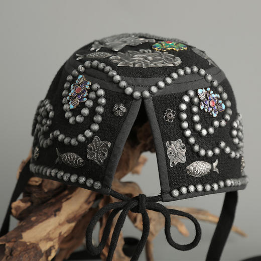 诺千金手工刺绣帽子 |  杨丽萍老师同款 | 手工制作绣片随机 商品图4