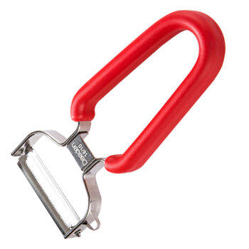 德国戴德 水果蔬菜不锈钢削皮刀Y形（红色） 商品图0