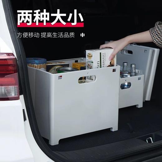 可折悬挂叠脏衣篮 免打孔装衣物浴室收纳筐 商品图4