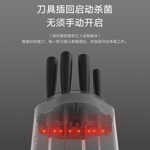 火鸡消毒刀架+双立人刀具4件套 紫外线刀具架烘干器厨房用品刀座家用KR-60 商品图2