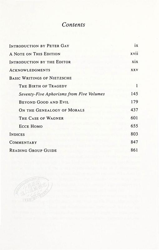 预售 【中商原版】尼采基本著作集 英文原版 Basic Writings of Nietzsche Random House 商品图4