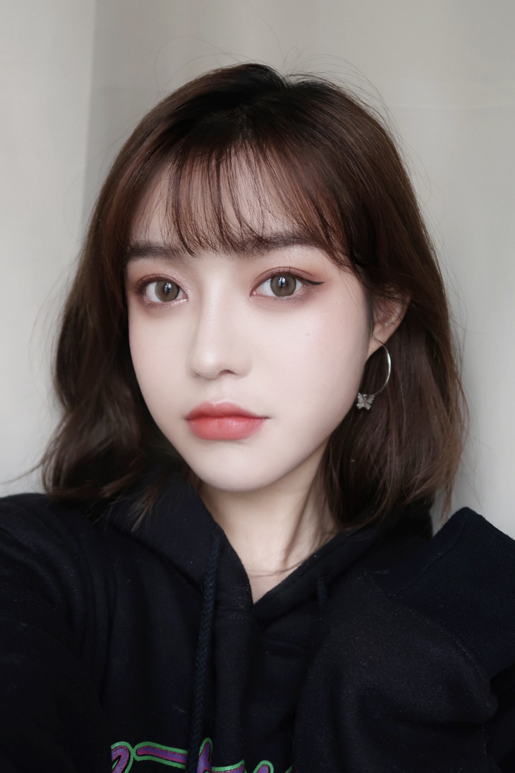 clairecolor泡芙奶棕棕色年抛145mm适中放大自然温柔