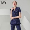 IWY/藏青色短袖西装长裤套装CP10215 商品缩略图1