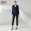 IWY/藏青色条纹长袖西装长裤套装CP10345 商品缩略图1