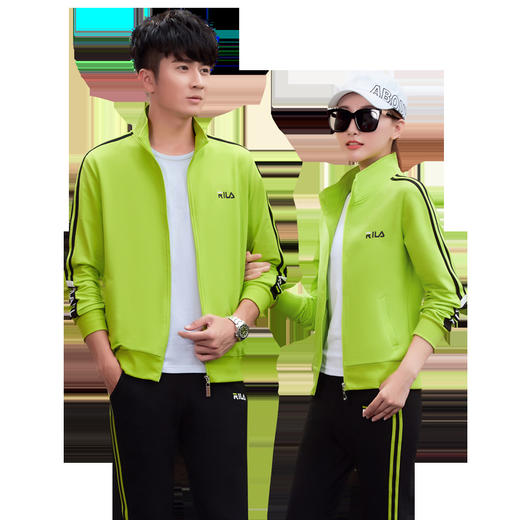 新款男女运动服情侣棉运动三件套ZXH 商品图4