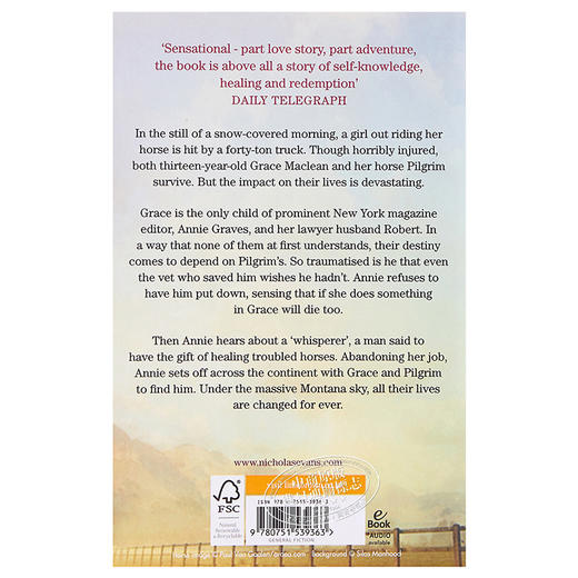 预售 【中商原版】马语者 英文原版 The Horse Whisperer Nicholas Evans 商品图1