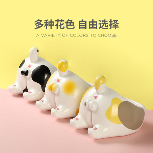 陶瓷水碗 猫屁屁 蛋蛋 猫咪碗 大容量 屁屁造型 商品图5