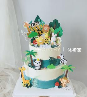 动物园主题蛋糕
