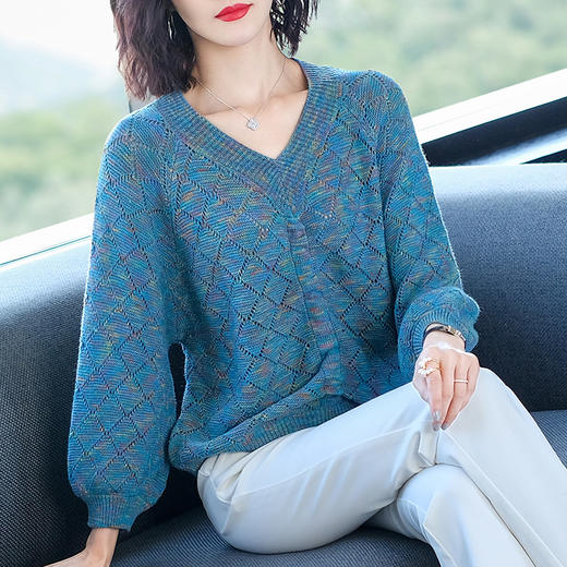 2020新款薄款洋气小衫抽绳长袖针织衫上衣女 dd334