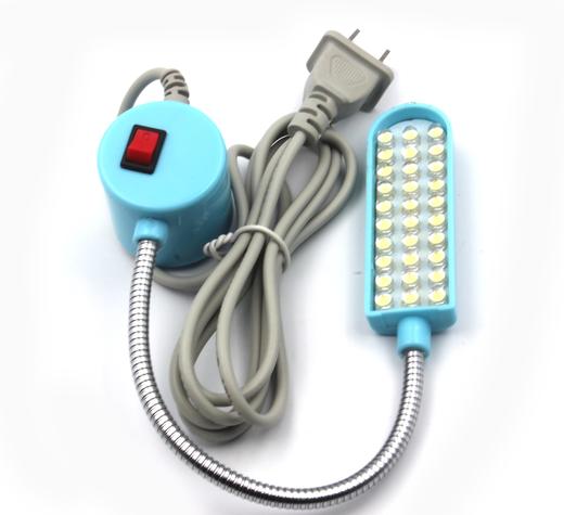 视必舒衣车灯-RUT30粒/20粒/10粒灯珠蓝色插头 衣车灯led 吸铁缝纫机节能衣车灯工业护眼工作灯平车灯 商品图7