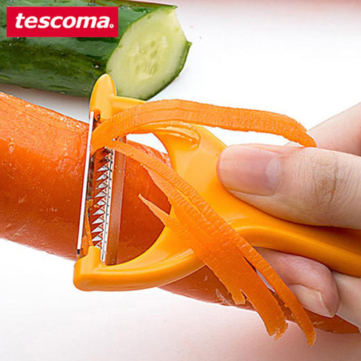捷克进口tescoma 不锈钢蔬菜擦丝器便携刨丝器 商品图1