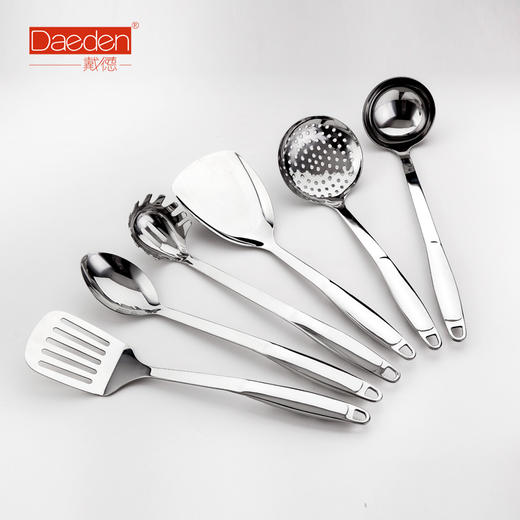 德国戴德 不锈钢一体成型厨具套装锅铲汤勺全套勺铲铲子厨房用品 商品图3