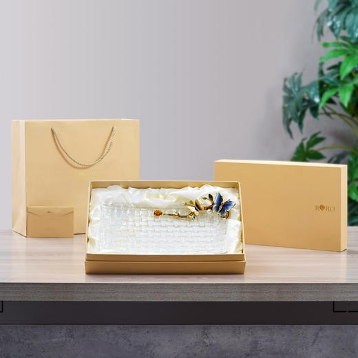 【清仓特惠4.5折，仅2件，无货退款】罗比罗丹珠联璧合珐琅彩果盘创意现代客厅茶几时尚小干果碟 商品图4