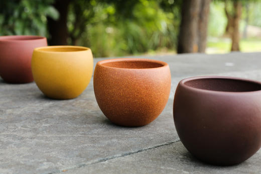 【青山精选】宜兴正宗原矿紫砂五色不倒杯 送礼盒(吴跃健独家)