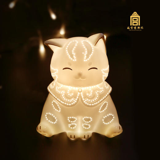 宫猫纳福·陶瓷灯 商品图1