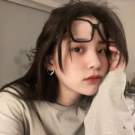 不退换,ader error 早秋泼墨油漆点圆领宽松纯棉长袖t 情侣款