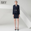 IWY/藏青色长袖西装半裙套装C0511+S0333 商品缩略图2