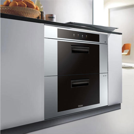 【品牌特价】海尔消毒柜厨房嵌入式 光波巴氏消毒 摒弃臭氧中温烘干 家人安全健康ZQD90F-9 商品图1