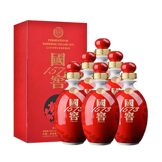泸州老窖形象店52度国窖1573鸿运568整箱500ml6