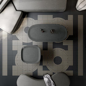 WALKPAPER｜禅的回音-语言 花砖地毯手工水泥花砖（预售）