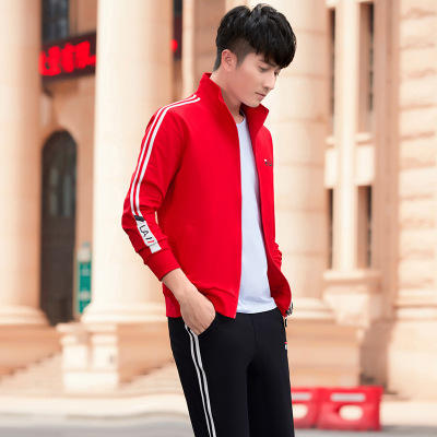 新款男女运动服情侣棉运动三件套ZXH 商品图12