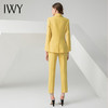 IWY/黄色长袖西装长裤套装C10386+P10226 商品缩略图2