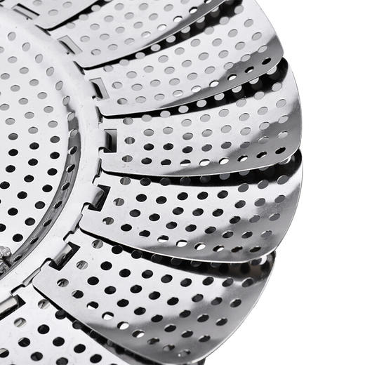 美思工房莲花蒸笼可调节大小（10-28CM）不锈钢点心多功能蒸笼【不支持补差，非质量问题不退不换】S 商品图4