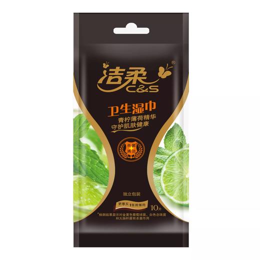 洁柔 杀菌清洁卫生湿巾 独立包装10片 商品图0