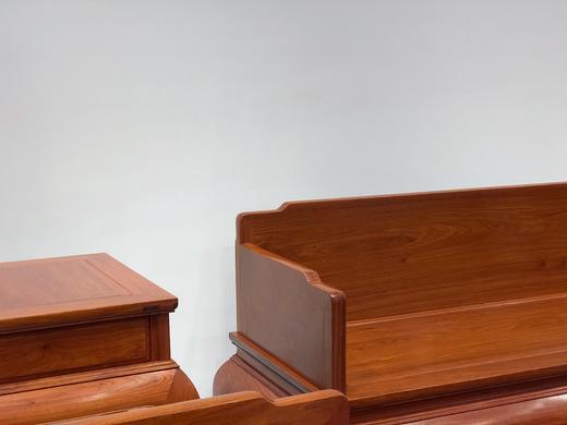 红桥红  家具严选  缅甸花梨（大果紫檀）  【弯腿 三围独板沙发 123六件套】 商品图3