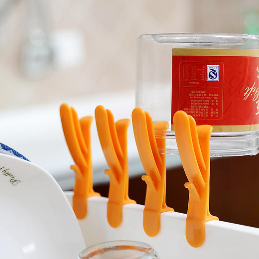 日本进口带盖厨房沥水架碗碟置物架多功能餐具收纳碗架 商品图4