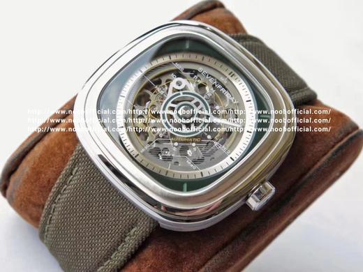 现货SEVENFRIDAY 七个星期五手表机械男表T2/01  改革后的新款比旧款更薄大小45.6x45.0mm 更符合国人手型 316L精钢拉砂表壳 线条质感明显 30米防水 机芯方面搭载日本镂空全 商品图8
