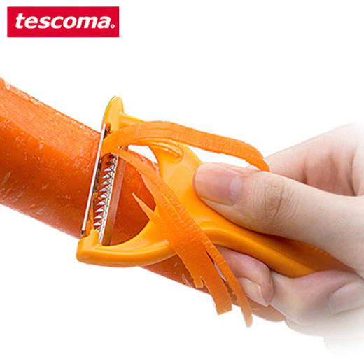 捷克进口tescoma 不锈钢蔬菜擦丝器便携刨丝器 商品图3