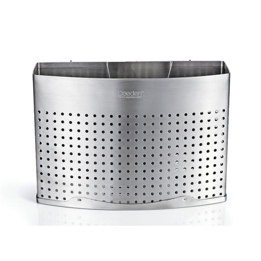 德国戴德 食品级不锈钢筷子笼可挂式筷子筒厨房置物架餐具收纳盒可拆洗 商品图2