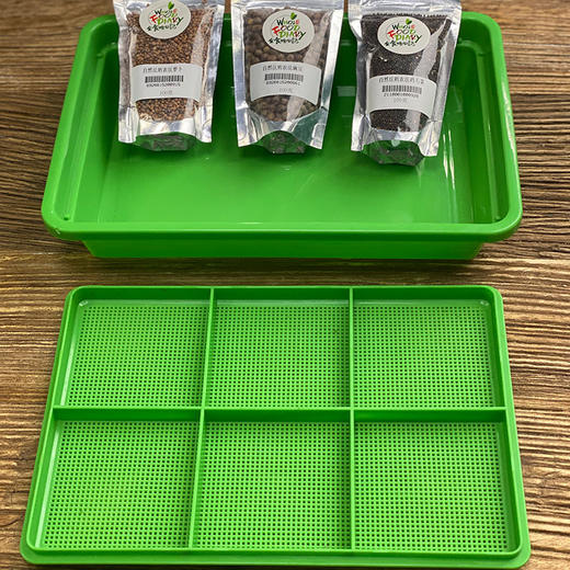 全食物日记 芽苗种植箱育苗盒芽菜盘食品级材料水培芽菜 100g*3 商品图1