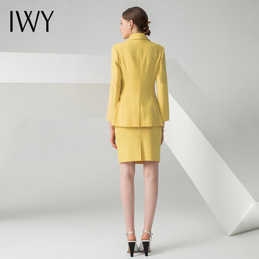 IWY/黄色长袖西装半裙套装C10386+S10226 商品图2